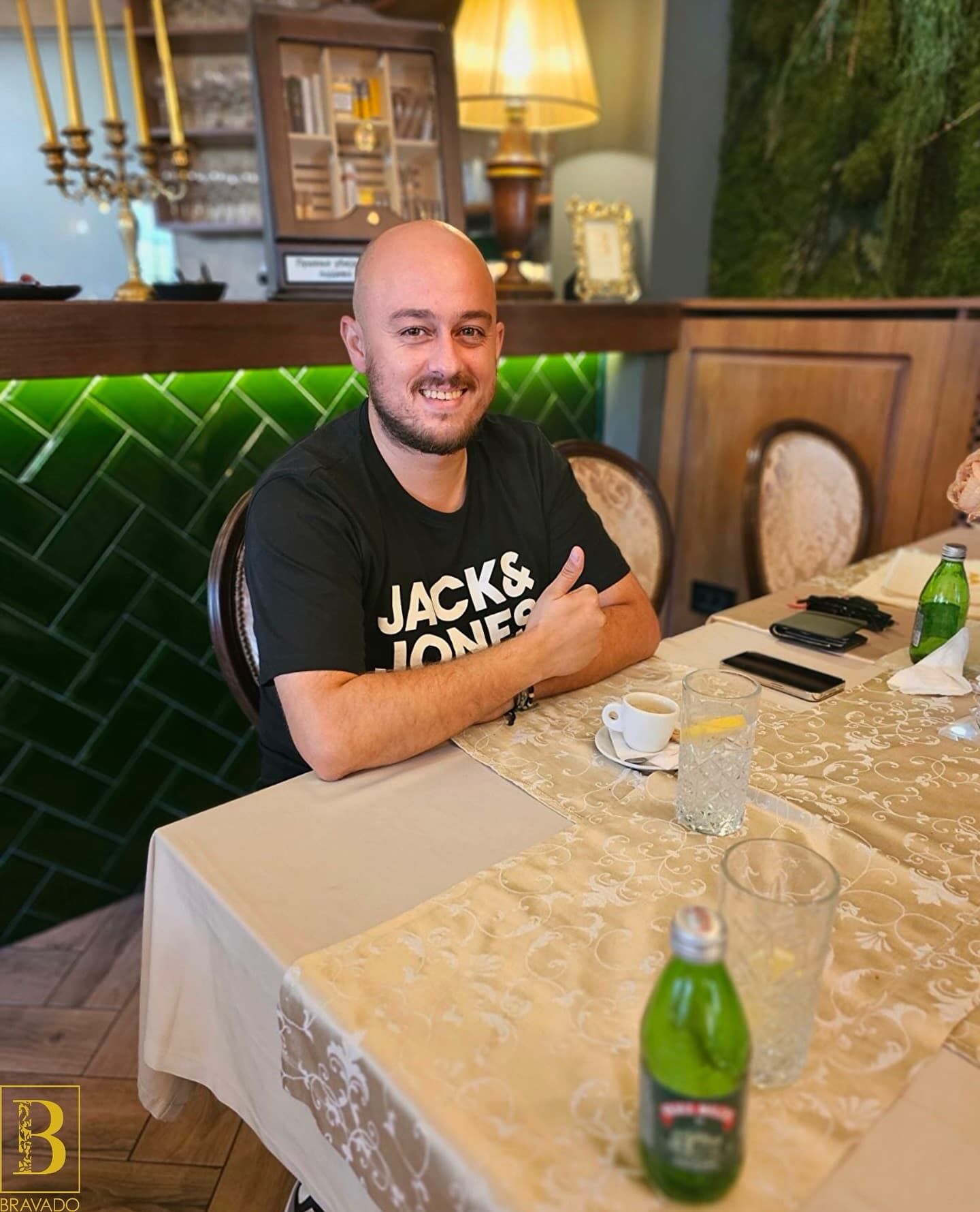 Marko Arsić u restoranu Bravado