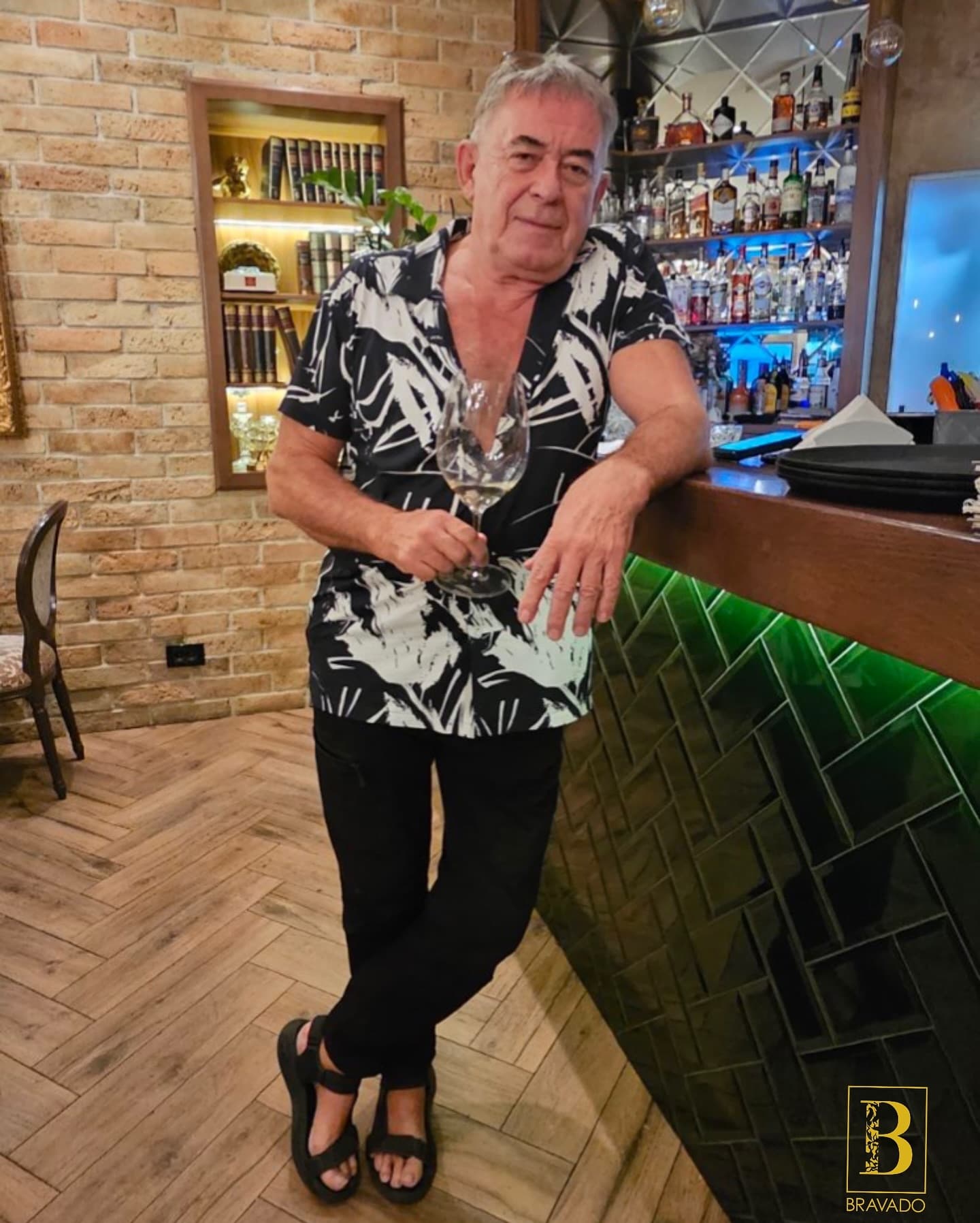 Milutin Karadžić u restoranu Bravado